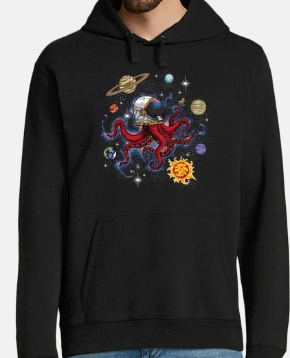 Sudadera Space Octopus  Galactic Sea Animal In Space Suit