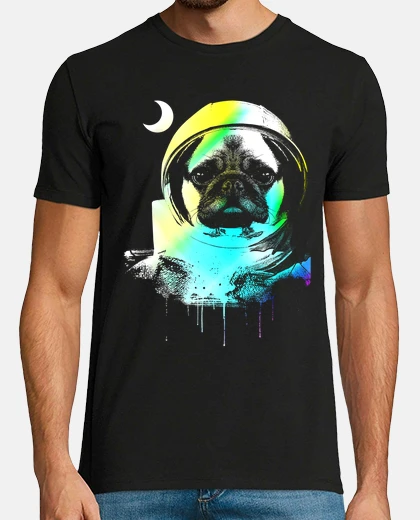 T-shirt Space Pug