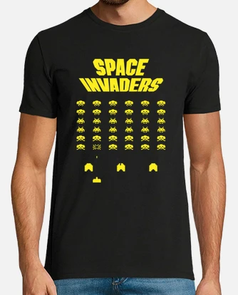 Space invaders t shirt tostadora