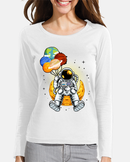 spacesuit balloon planet space moon