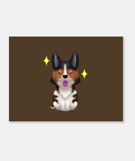 Stampa spada corgi pembroke