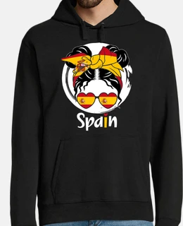 spain spanish little girl spain flag