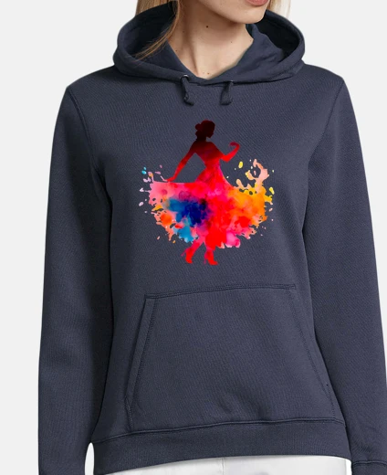 Hoodie spanish flamenco dancer books