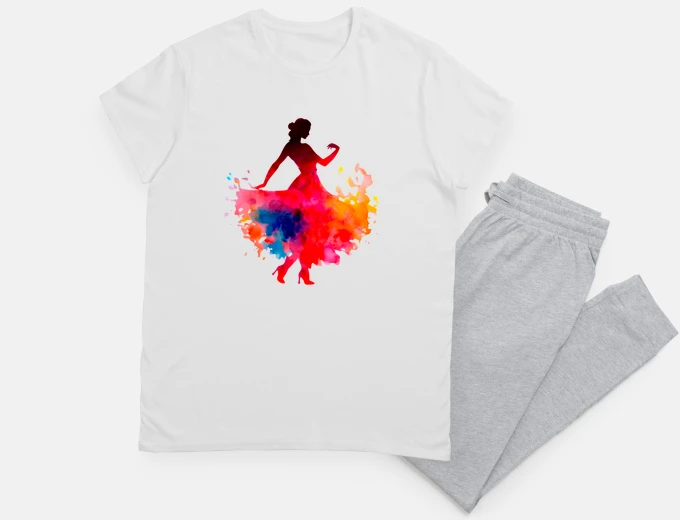 Pyjama spanish flamenco dancer night sleep