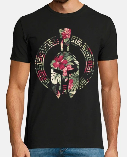 T-shirt spartan flowers