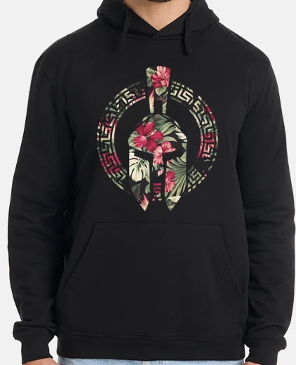 Hoodie spartan flowers