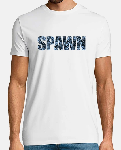 Tee-shirt spawn - camouflage bleu