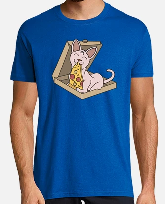 Cat and pizza shirt best sale