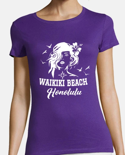 T-shirt spiaggia di waikiki honolulu