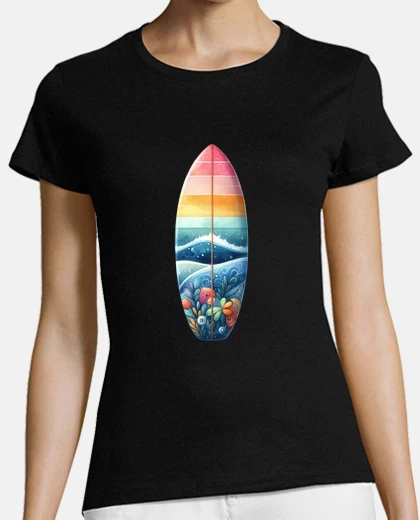 T-shirt spiaggia per tavole da surf