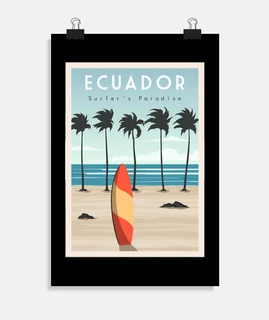 spiaggia del surf dell39Ecuador