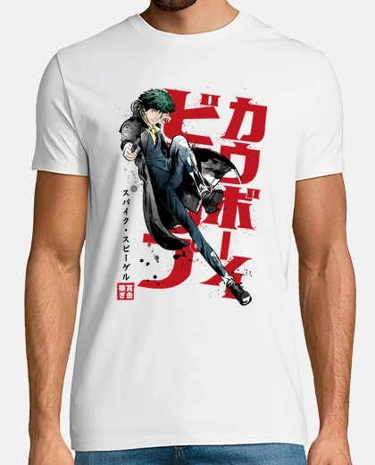 T-shirt spike sumi-e