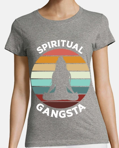 Playera spiritual gangsta humor yoga