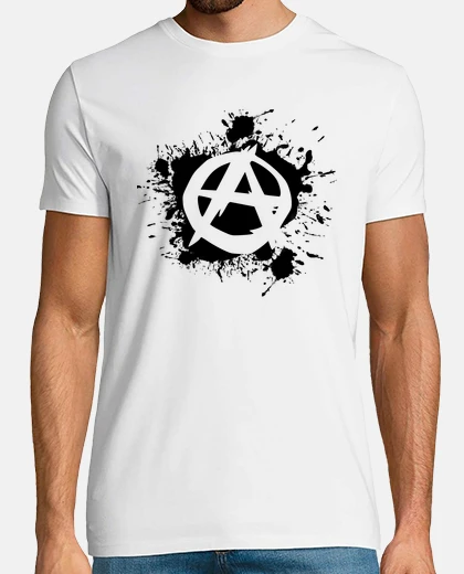 Tee-shirt Splash anarchy symbol