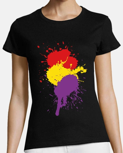 T-shirt splash spanish republic (woman)