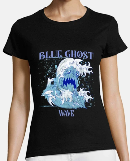 Playera spooky halloween ghost wave design