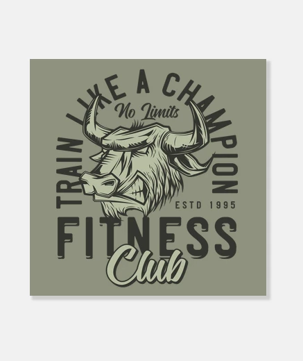 Stampa sport 1995 bull fitness vintage ginnastica ginnastica allenamento bull tela