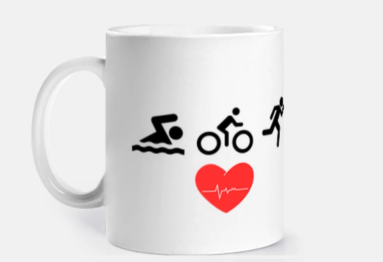 Cup sport gift triathlon