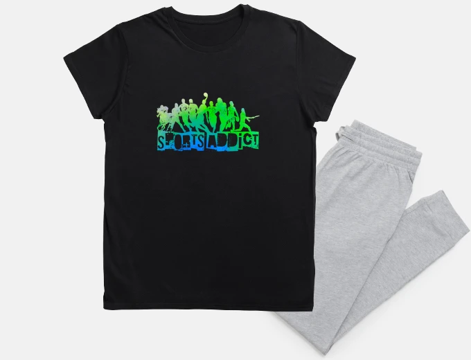 Pyjama sports addict