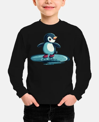Kids Sports Winter Bird Skater Ice Skating