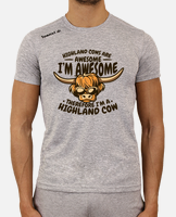 Therefore im a highland cow highland t-shirt | tostadora