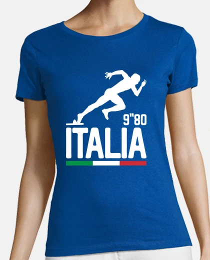 Tee-shirt sprinter athlétisme italie coureur 100m