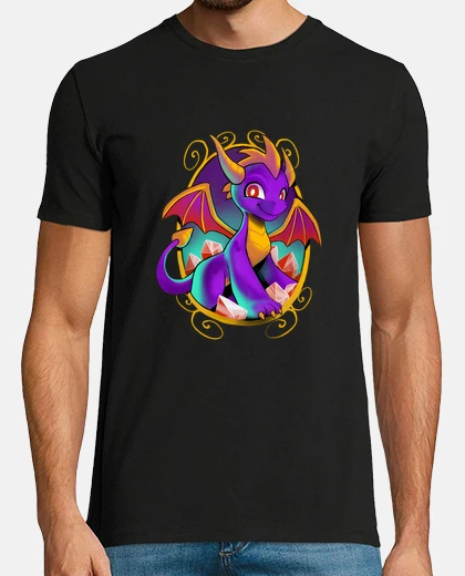 T-shirt spyro - childhood dragon - gamer