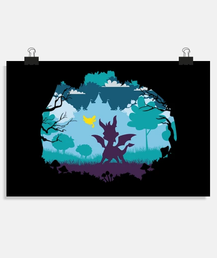 Póster Spyro The Dragon
