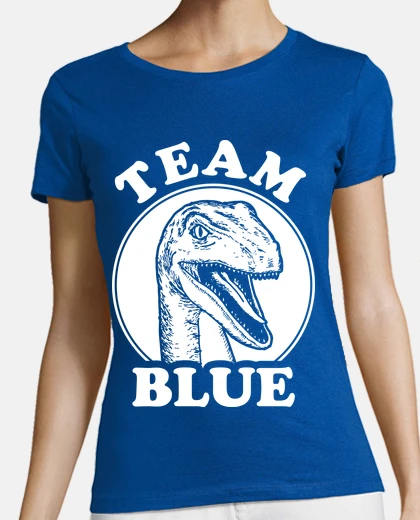 T-shirt squadra blu velociraptor