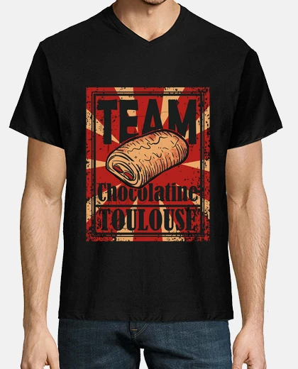 T-shirt squadra chocolatine toulouse divertente