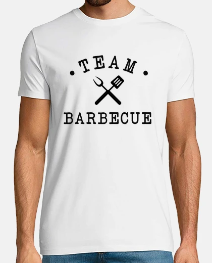 T-shirt squadra di barbecue