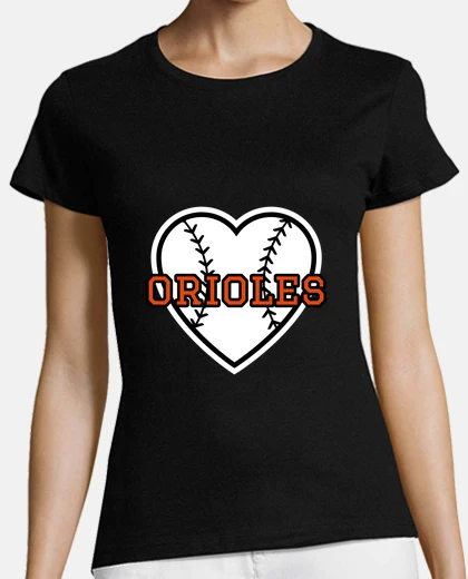 T-shirt squadra di baseball baltimore rigogoli