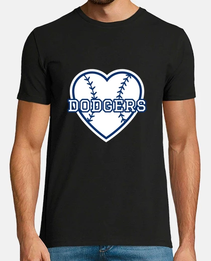 T-shirt squadra di baseball los angeles dodgers