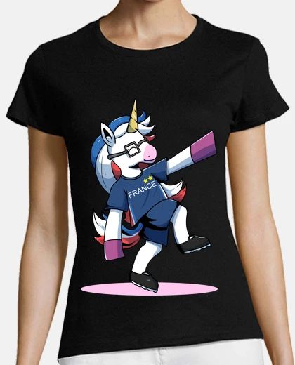 T-shirt squadra di sostenitori di unicorno dell