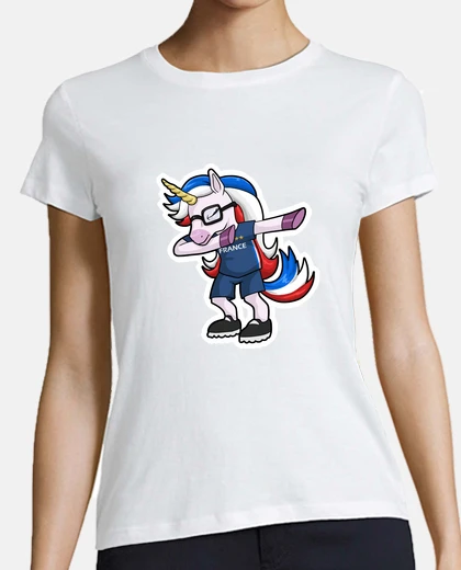 T-shirt squadra di sostenitori di unicorno dell