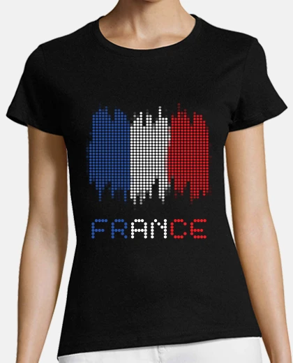 T-shirt squadra francese in punti