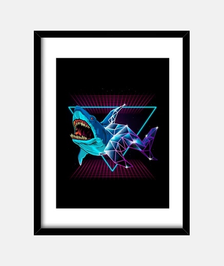 Quadro squalo 80s