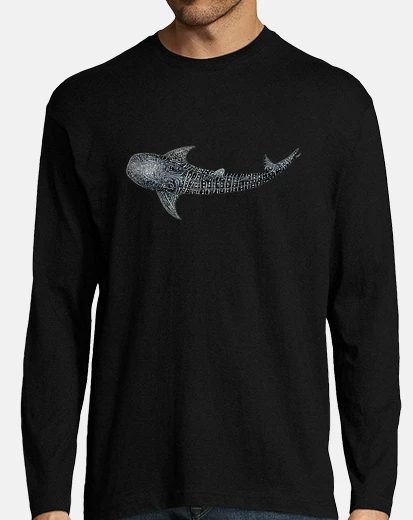 T-shirt squalo balena per sub t-shirt da uomo