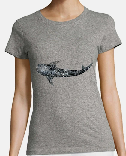 T-shirt squalo balena per sub t-shirt donna