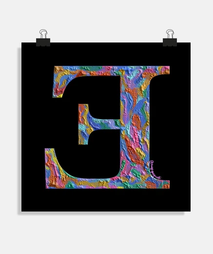 Poster square poster 40 x 40 cm
