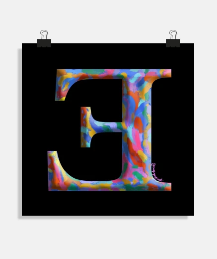 Poster square poster 40 x 40 cm