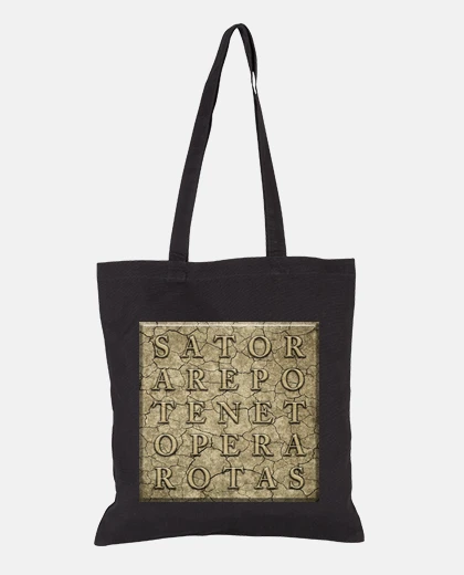 Bag square sator stone