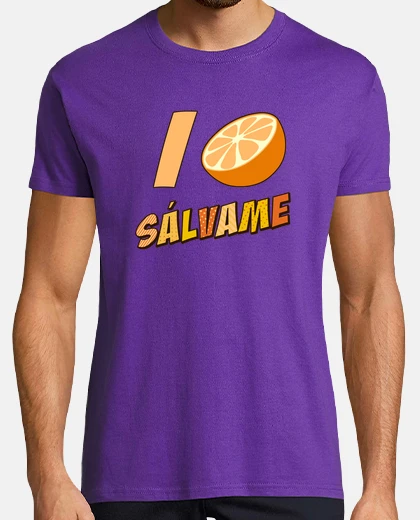 T-shirt sssálvame orange