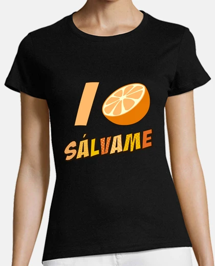 T-shirt sssálvame orange
