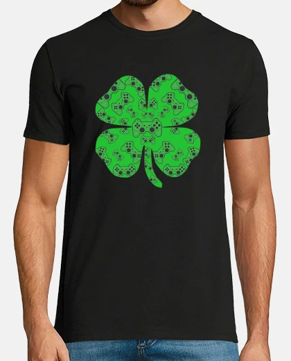 Tee-shirt St Patricks Day contrôleur de jeu vidéo