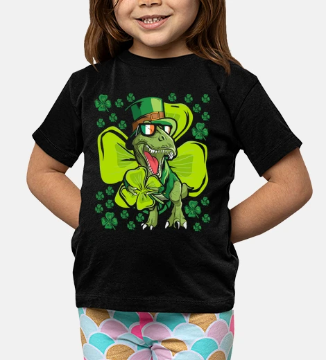 Kids St Patricks Day Dinosaur Boys Kids Men