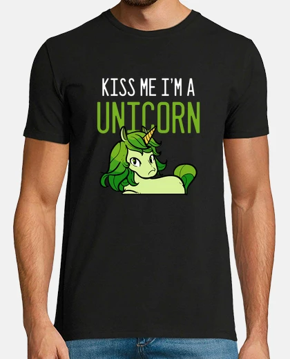 Tee-shirt St Patricks Day Kiss Me Unicorn Go Green Shamrock