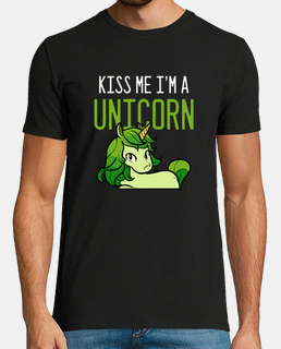 St Patricks Day Kiss Me Unicorn Go Green Shamrock