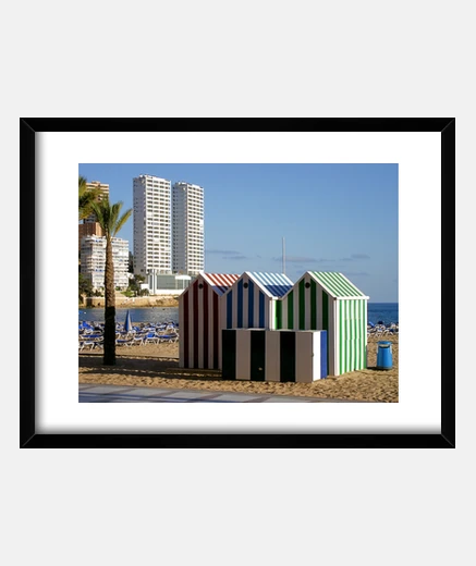 Quadro stabilimenti balneari a benidorm