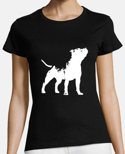 Tee-shirt staffordshire bull terrier